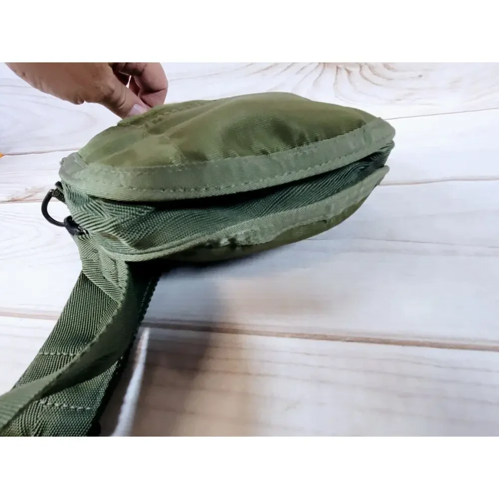 US Military Style Crossbody Tactical Battle Ammo Bag Green